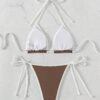 Bikini Sexy 2 Pièces Femme Marron