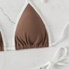 Bikini Sexy 2 Pièces Femme Marron