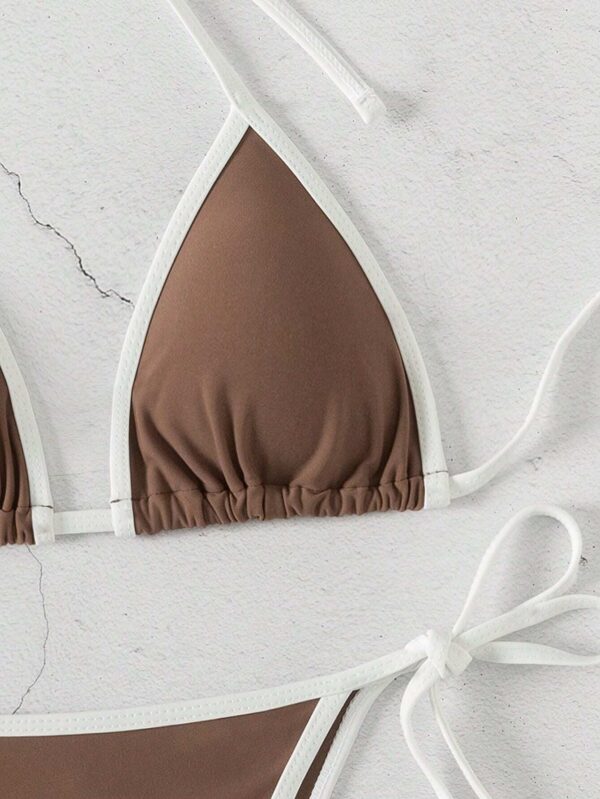 Bikini Sexy 2 Pièces Femme Marron