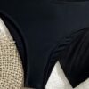 Bikini 3 Pièces Femme Noir Bohème – Ras-du-cou & Jupe Assortie