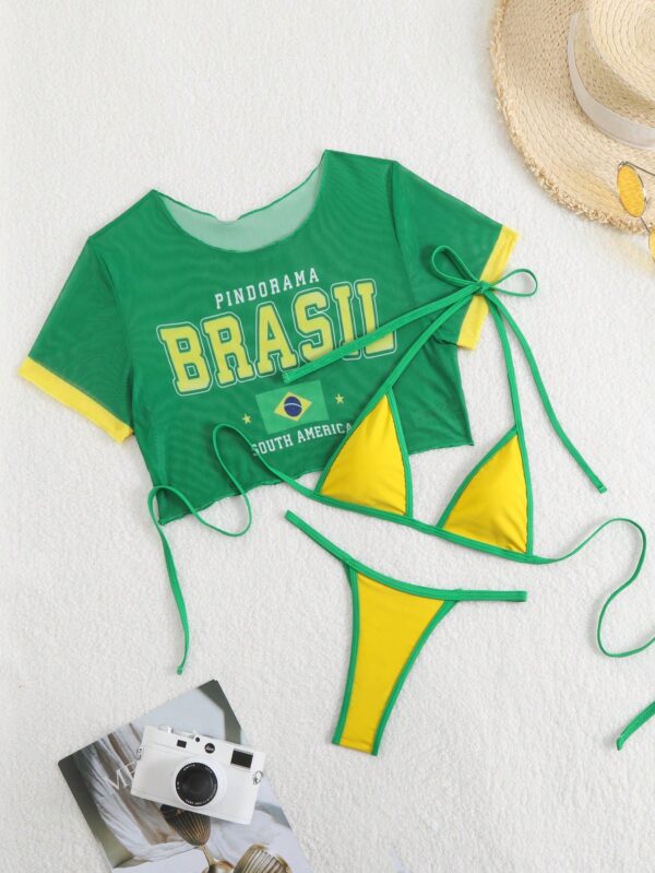 Bikini Sexy 3 Pièces Femme Brazil